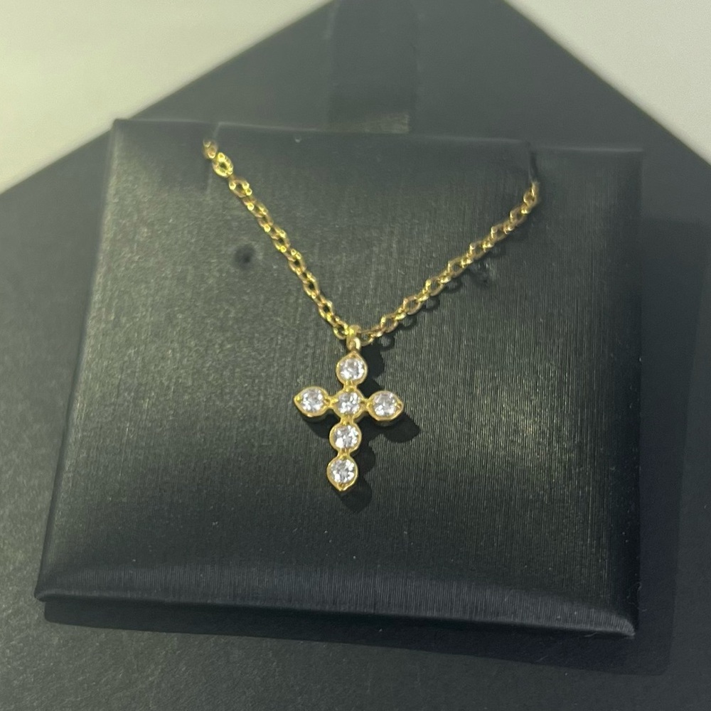 CZ Cross Necklace